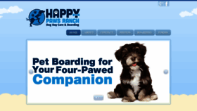 What Happypawsranchtemple.com website looked like in 2020 (4 years ago)