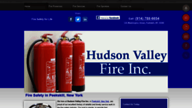 What Hudsonvalleyfireinc.com website looked like in 2020 (4 years ago)