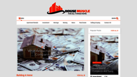 What Housemuscle.com website looked like in 2020 (4 years ago)