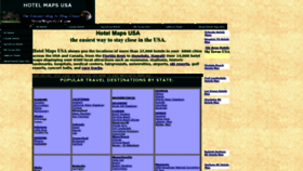 What Hotelmapsusa.com website looked like in 2020 (4 years ago)