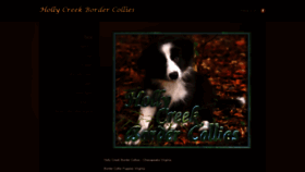 What Hollycreekbordercollies.com website looked like in 2020 (4 years ago)