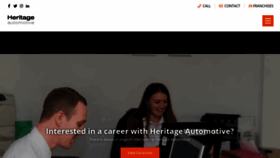 What Heritageautomotivecareers.co.uk website looked like in 2020 (4 years ago)