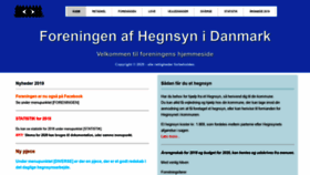 What Hegnsyn.dk website looked like in 2020 (4 years ago)