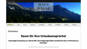 What Haus-haase.at website looked like in 2020 (4 years ago)
