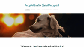 What Hogmountainanimal.com website looked like in 2020 (4 years ago)