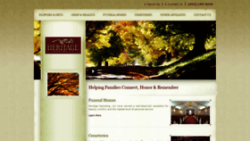 What Heritagefamily.com website looked like in 2020 (4 years ago)