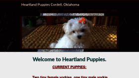What Heartlandpuppiesok.com website looked like in 2020 (4 years ago)