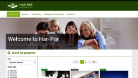 What Har-par.com website looked like in 2020 (4 years ago)
