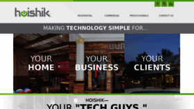 What Hoishik.com website looked like in 2020 (4 years ago)