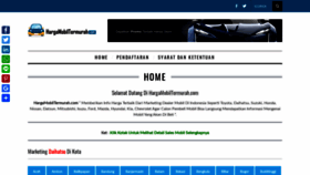 What Hargamobiltermurah.com website looked like in 2020 (4 years ago)