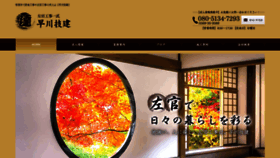 What Hayakawagiken.jp website looked like in 2020 (4 years ago)