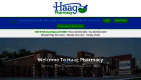 What Haagpharmacy.com website looked like in 2020 (4 years ago)
