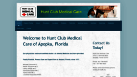 What Huntclubmedicalcare.com website looked like in 2020 (4 years ago)