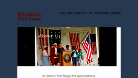 What Historicportroyal.net website looked like in 2020 (4 years ago)