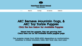 What Heartlandranchkennels.com website looked like in 2020 (4 years ago)
