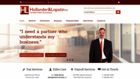 What Hollanderandlopatin.com website looked like in 2020 (4 years ago)