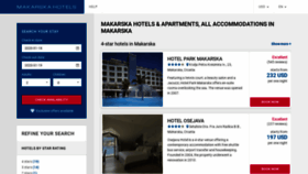 What Hotel-makarska.com website looked like in 2020 (4 years ago)