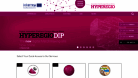 What Hyperegio.eu website looked like in 2020 (4 years ago)