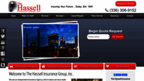 What Hassellinsurance.com website looked like in 2020 (4 years ago)