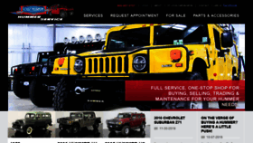 What Hummerservice.com website looked like in 2020 (4 years ago)