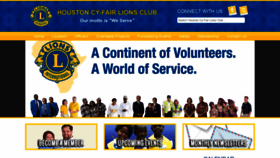 What Houstoncy-fairlions.org website looked like in 2020 (4 years ago)