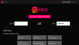 What Hexinfo.io website looked like in 2020 (4 years ago)