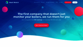 What Heatwatch.com website looked like in 2020 (4 years ago)
