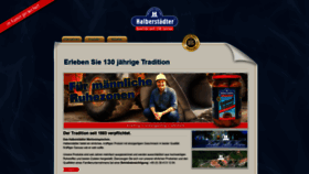 What Halberstaedter.de website looked like in 2020 (4 years ago)