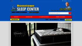 What Hometownsleepcenter.com website looked like in 2020 (4 years ago)