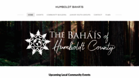 What Humboldtbahais.org website looked like in 2020 (4 years ago)