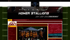 What Homerstallions.com website looked like in 2020 (4 years ago)