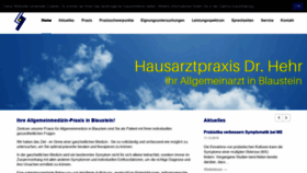 What Hausarzt-blaustein.de website looked like in 2020 (4 years ago)