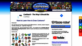 What How-to-draw-cartoons-online.com website looked like in 2020 (4 years ago)