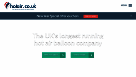What Hotair.co.uk website looked like in 2020 (4 years ago)