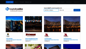What Hospitalityonline.com website looked like in 2020 (5 years ago)