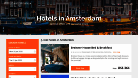 What Hotelsamsterdam24.com website looked like in 2020 (4 years ago)