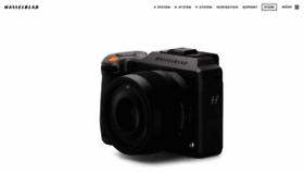 What Hasselblad.com website looked like in 2020 (4 years ago)
