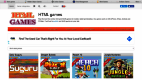 What Htmlgames.com website looked like in 2020 (4 years ago)