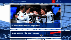 What Hsv.de website looked like in 2020 (4 years ago)