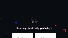 What Horato.com website looked like in 2020 (4 years ago)