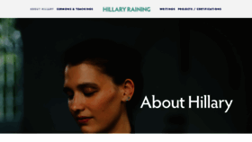 What Hillaryraining.com website looked like in 2020 (4 years ago)