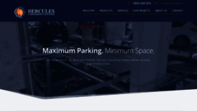 What Herculescarparking.com.au website looked like in 2020 (4 years ago)