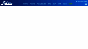 What Hobie.com website looked like in 2020 (4 years ago)