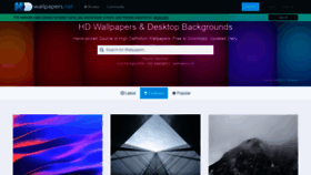 What Hdwallpapers.net website looked like in 2020 (4 years ago)