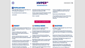 What Hvper.com website looked like in 2020 (4 years ago)