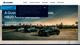 What Hyundai.com.br website looked like in 2020 (6 years ago)