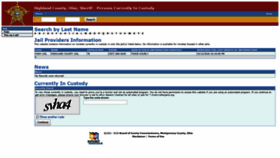 What Highland.miamivalleyjails.org website looked like in 2020 (4 years ago)