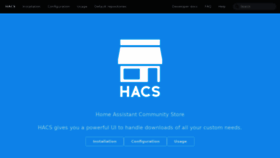 What Hacs.xyz website looked like in 2020 (4 years ago)