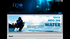 What H2o-divegroup.com website looked like in 2020 (4 years ago)