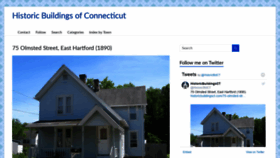 What Historicbuildingsct.com website looked like in 2020 (4 years ago)
